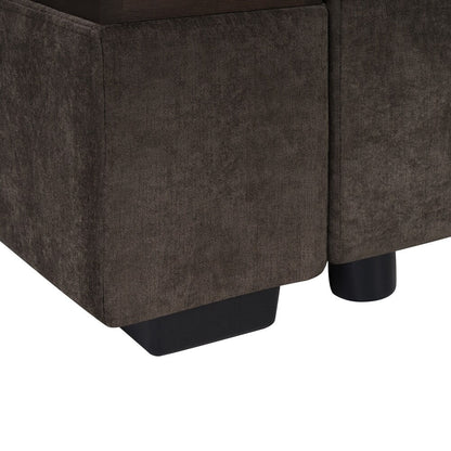 Sectional Sofa 93.7 Inch L-shaped Sofa Upholstered Sofa Couch