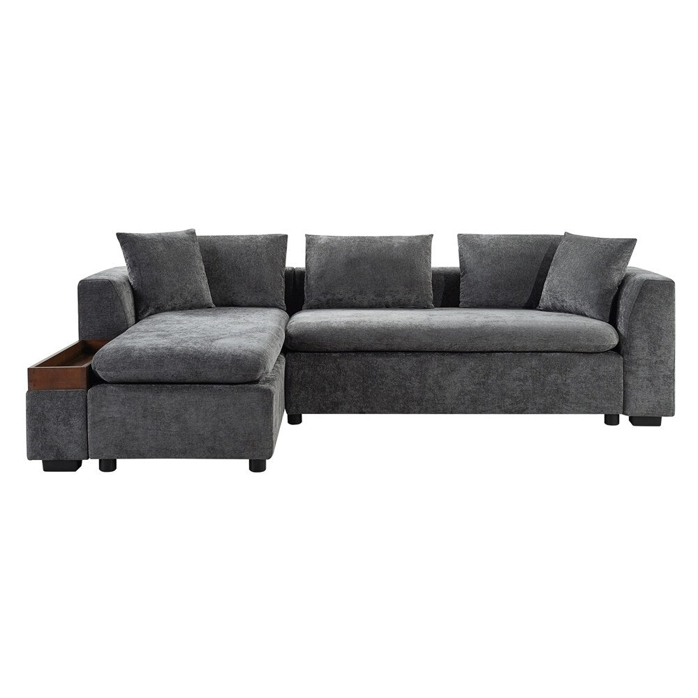 Sectional Sofa 93.7 Inch L-shaped Sofa Upholstered Sofa Couch