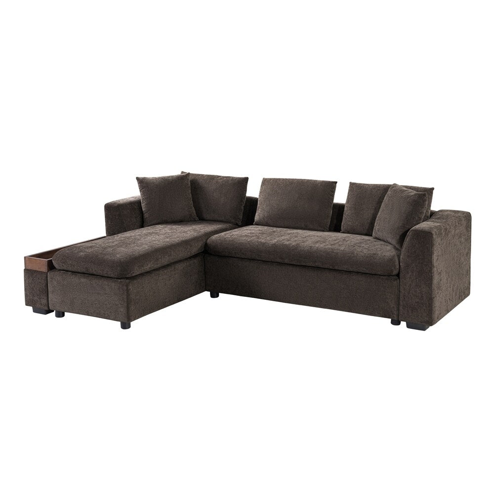 Sectional Sofa 93.7 Inch L-shaped Sofa Upholstered Sofa Couch