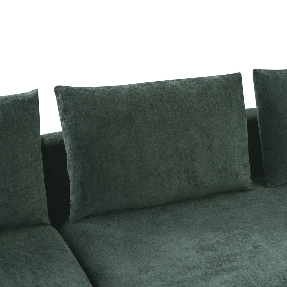 Sectional Sofa 93.7 Inch L-shaped Sofa Upholstered Sofa Couch