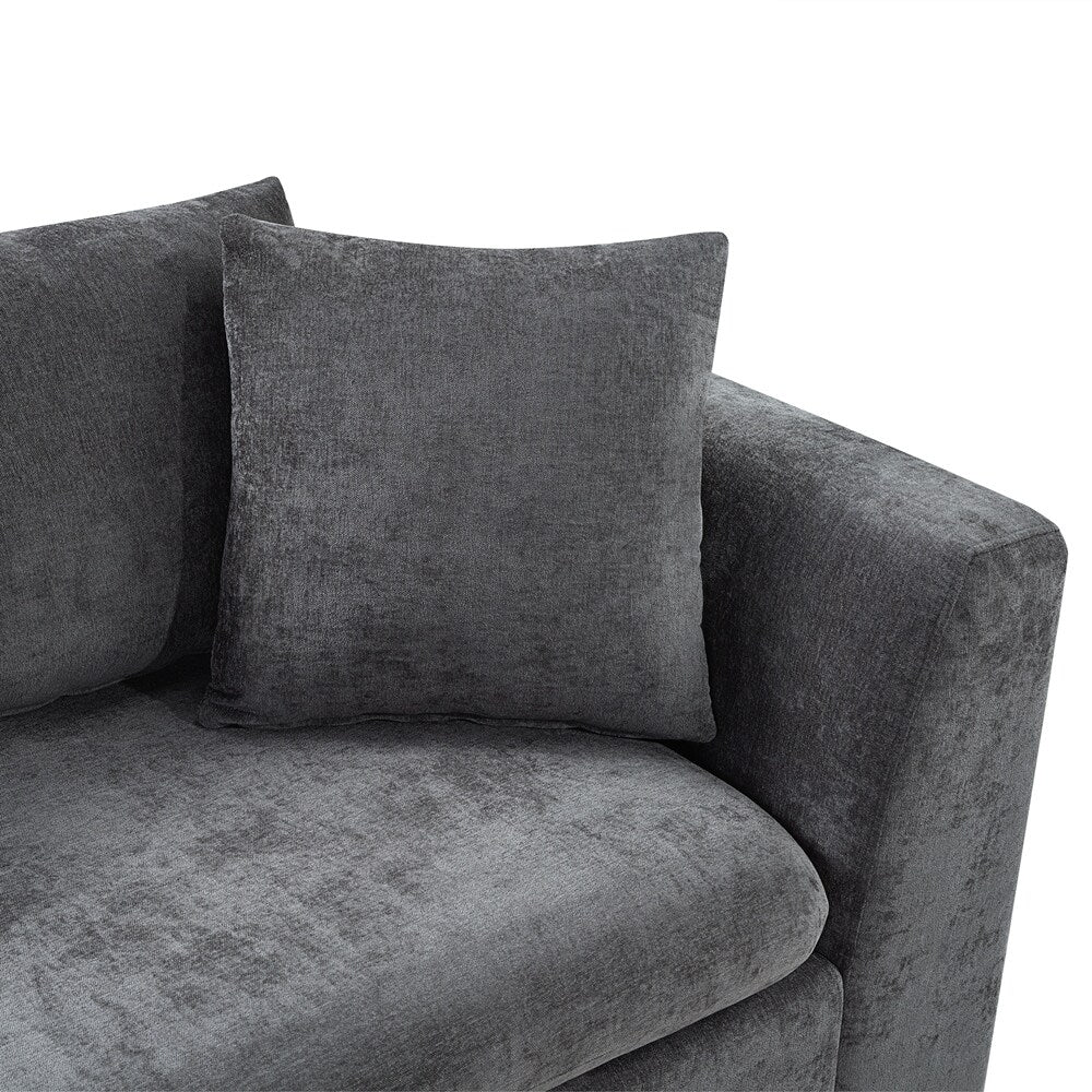 Sectional Sofa 93.7 Inch L-shaped Sofa Upholstered Sofa Couch