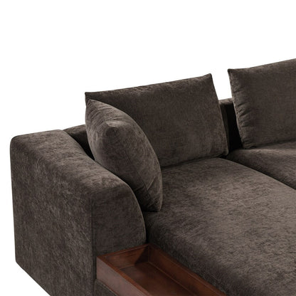Sectional Sofa 93.7 Inch L-shaped Sofa Upholstered Sofa Couch