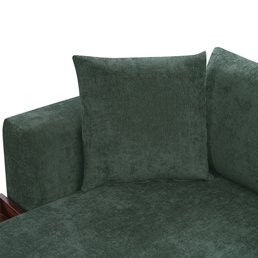 Sectional Sofa 93.7 Inch L-shaped Sofa Upholstered Sofa Couch