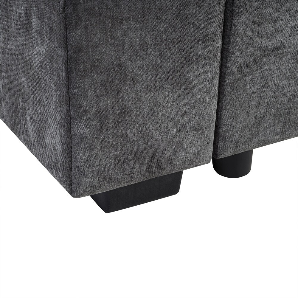 Sectional Sofa 93.7 Inch L-shaped Sofa Upholstered Sofa Couch