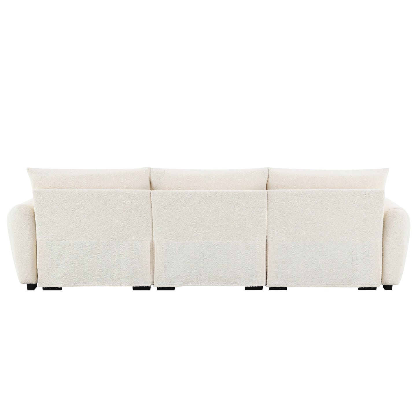 Sectional Sofa Movable Ottoman, High Density Foam, Free Combination