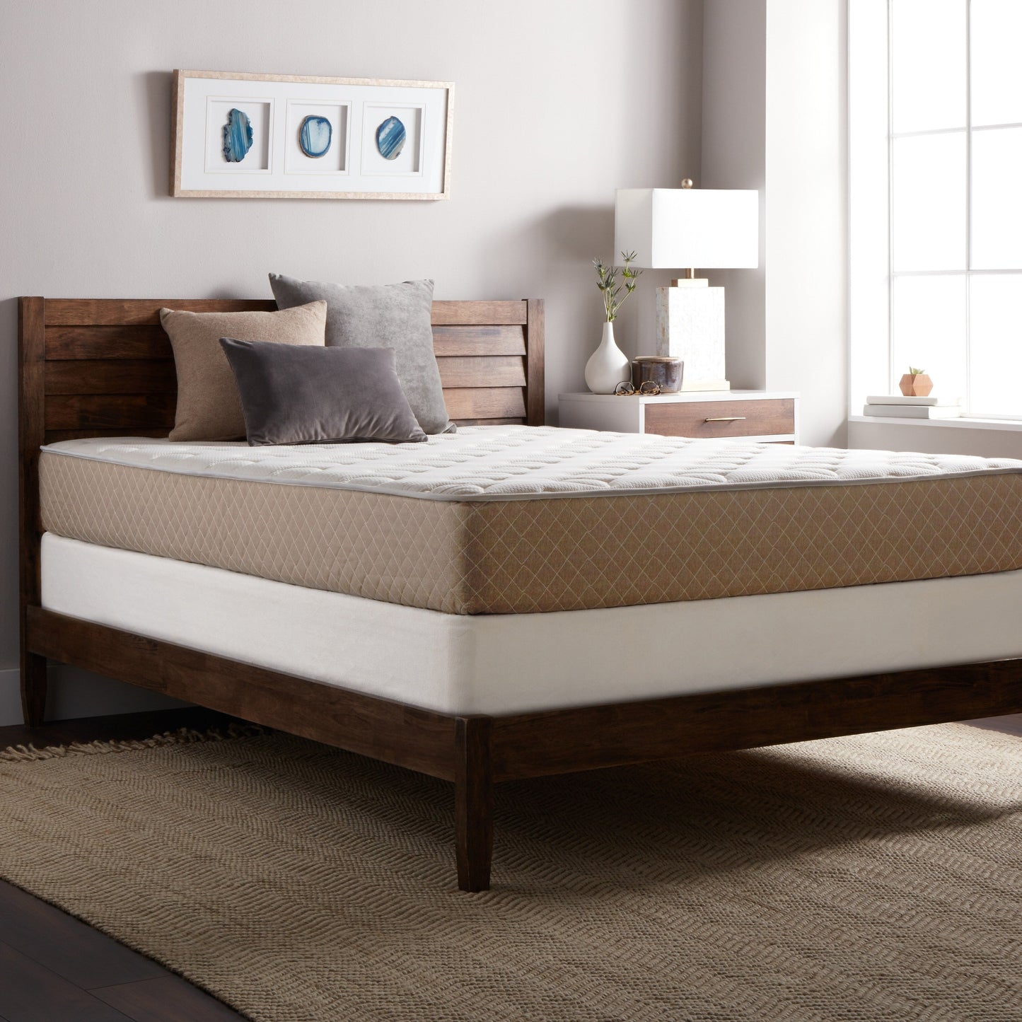 Select Luxury 10-inch Quilted Memory Foam Mattress and Foundation Set