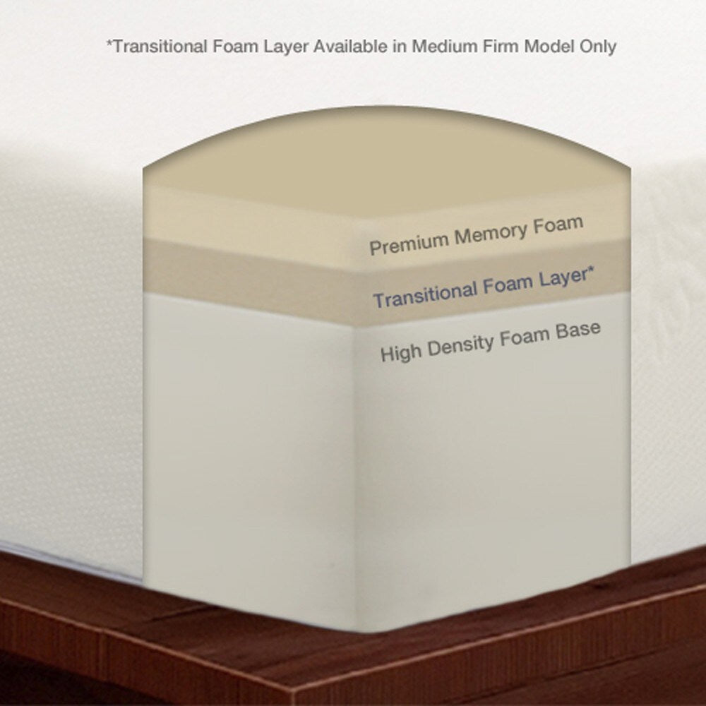 Select Luxury Medium Firm 11-inch California King-size Memory Foam Mattress