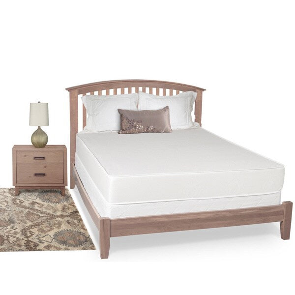 Select Luxury Reversible Comfort 8-in. Medium-firm Foam Mattress - White