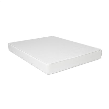 Select Luxury Reversible Comfort 8-in. Medium-firm Foam Mattress - White