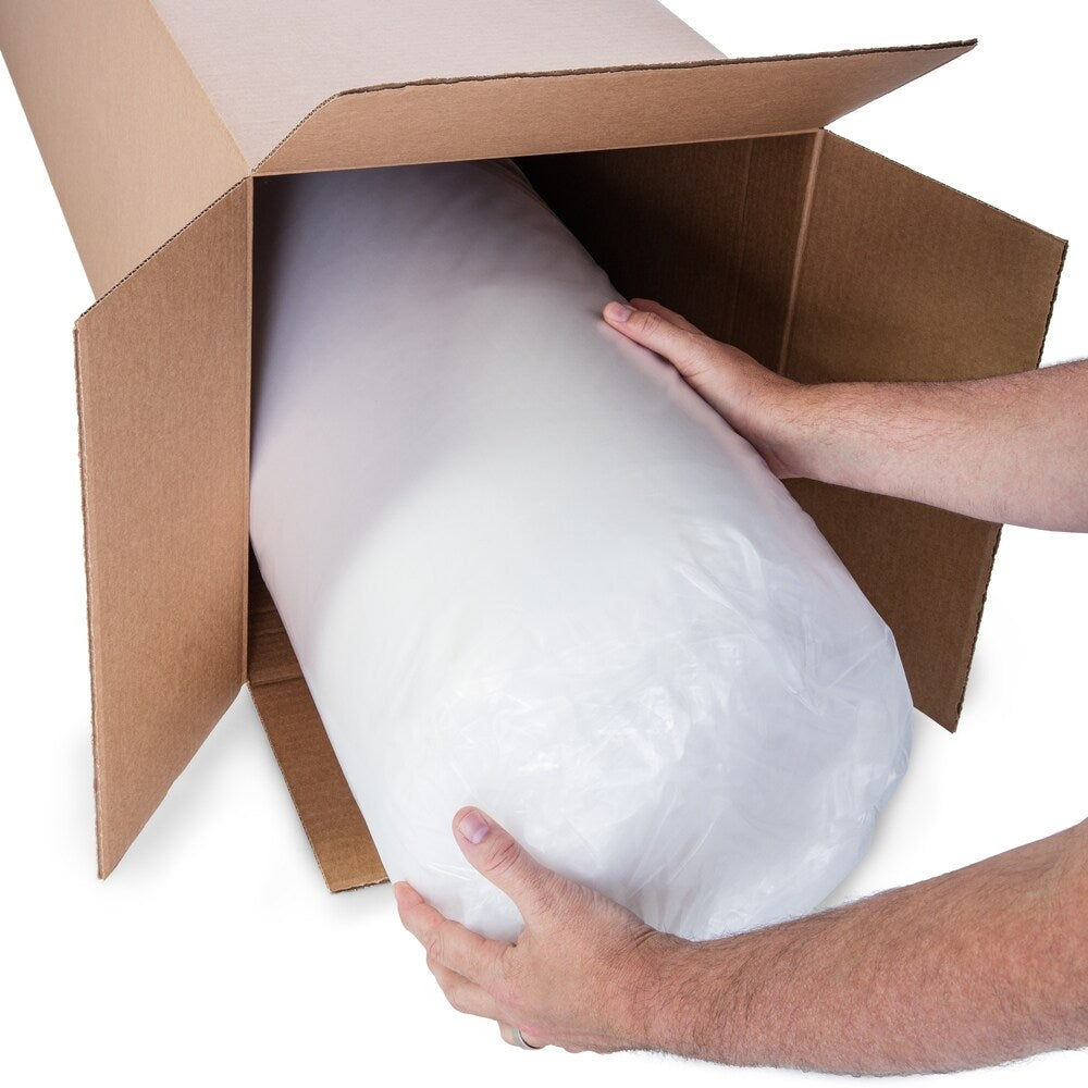 Select Luxury Reversible Comfort 8-in. Medium-firm Foam Mattress - White