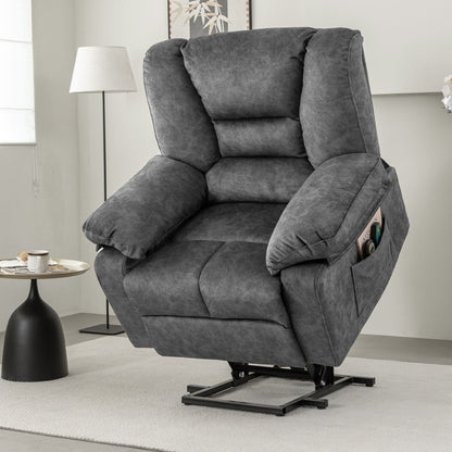 Senior-Friendly Power Lift Recliner with Multi-Mode Massage, Lumbar Heat, Adjustable Positions, and Quick Assembly