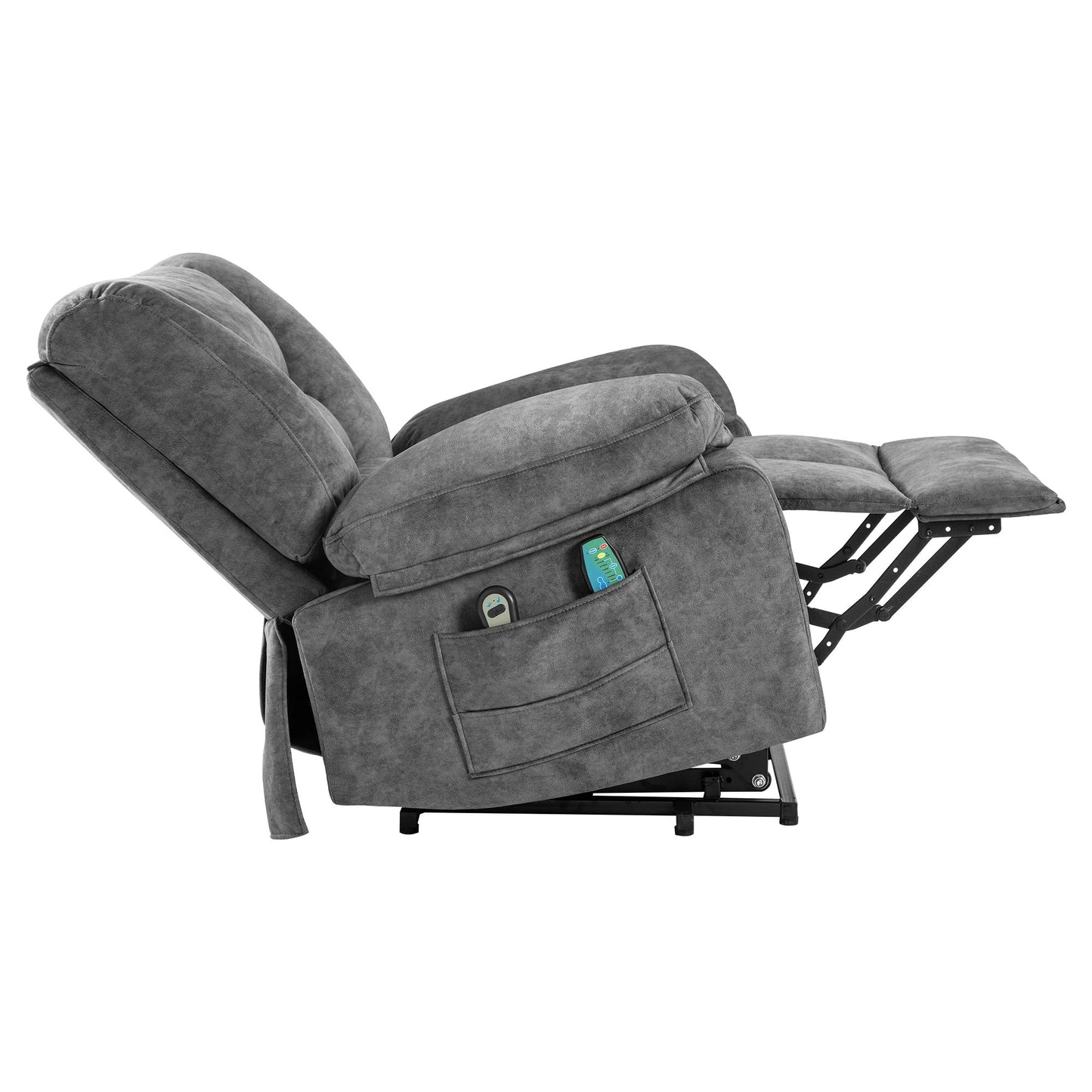 Senior-Friendly Power Lift Recliner with Multi-Mode Massage, Lumbar Heat, Adjustable Positions, and Quick Assembly