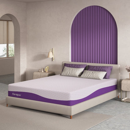 Sersper 10-inch Gel-Infused Memory Foam Mattress,Mideum Firmness,Suitable for Adjustable Bed