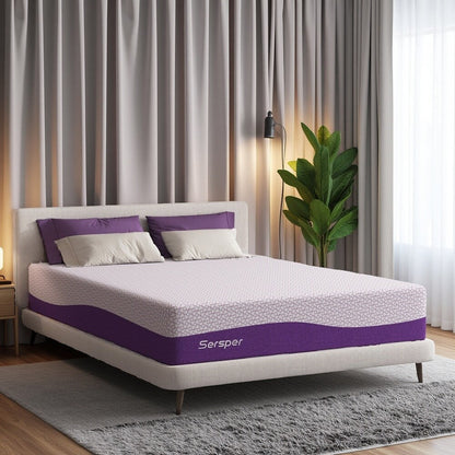 Sersper 10-inch Gel-Infused Memory Foam Mattress,Suitable for Adjustable bed