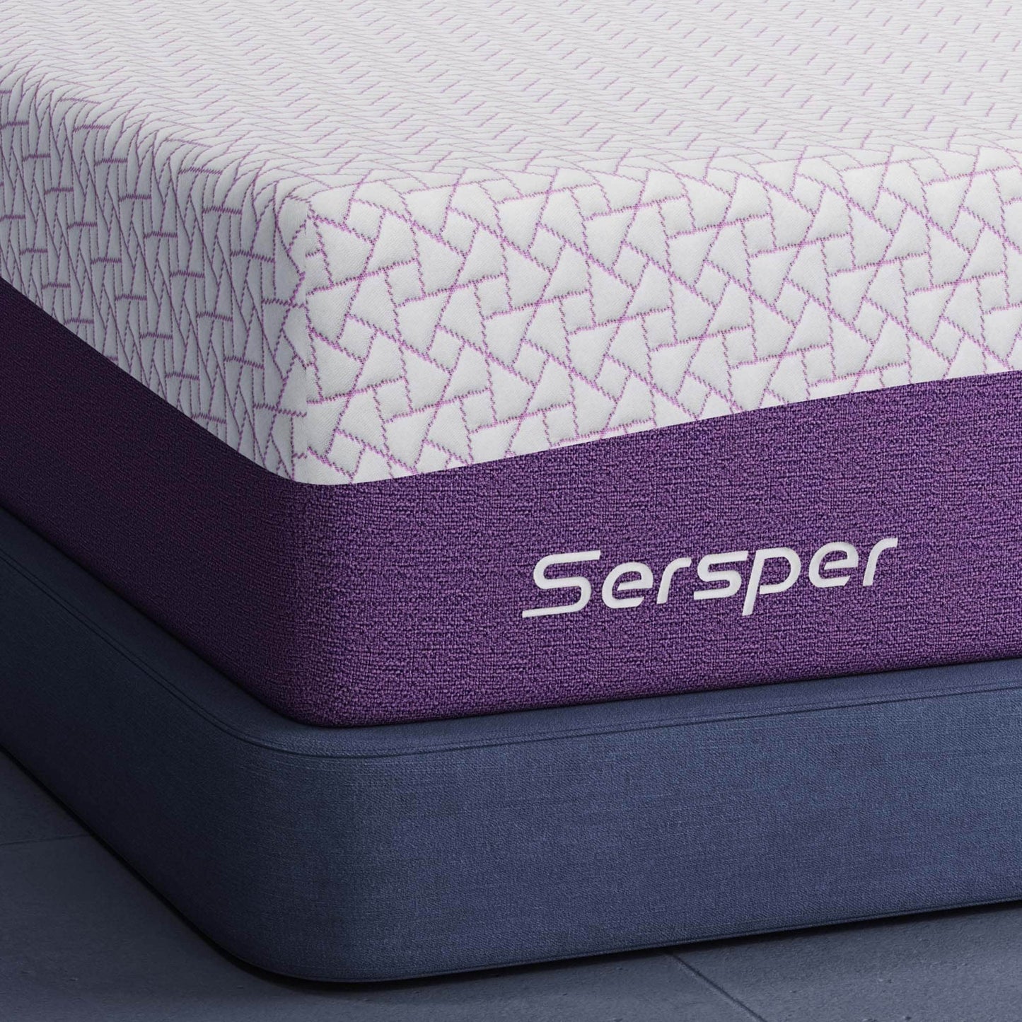Sersper 12 Inch Cooling Gel Memory Foam Mattress,Breathable and Skin Friendly, Adjustable Bed Compatible