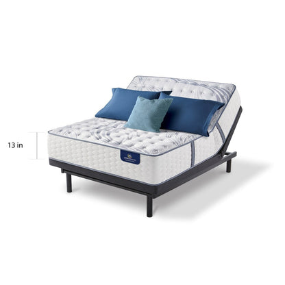 Serta 13-inch Brightmore Firm California King-size Mattress Set with Adjustable Base
