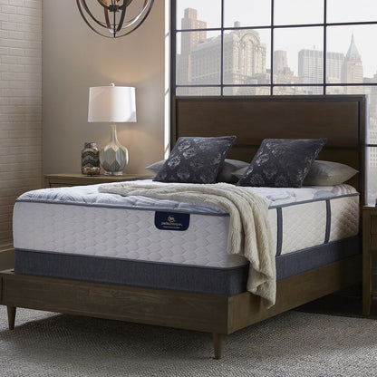 Serta 4-inch Brightmore Firm Queen-size Mattress Set with Adjustable Base