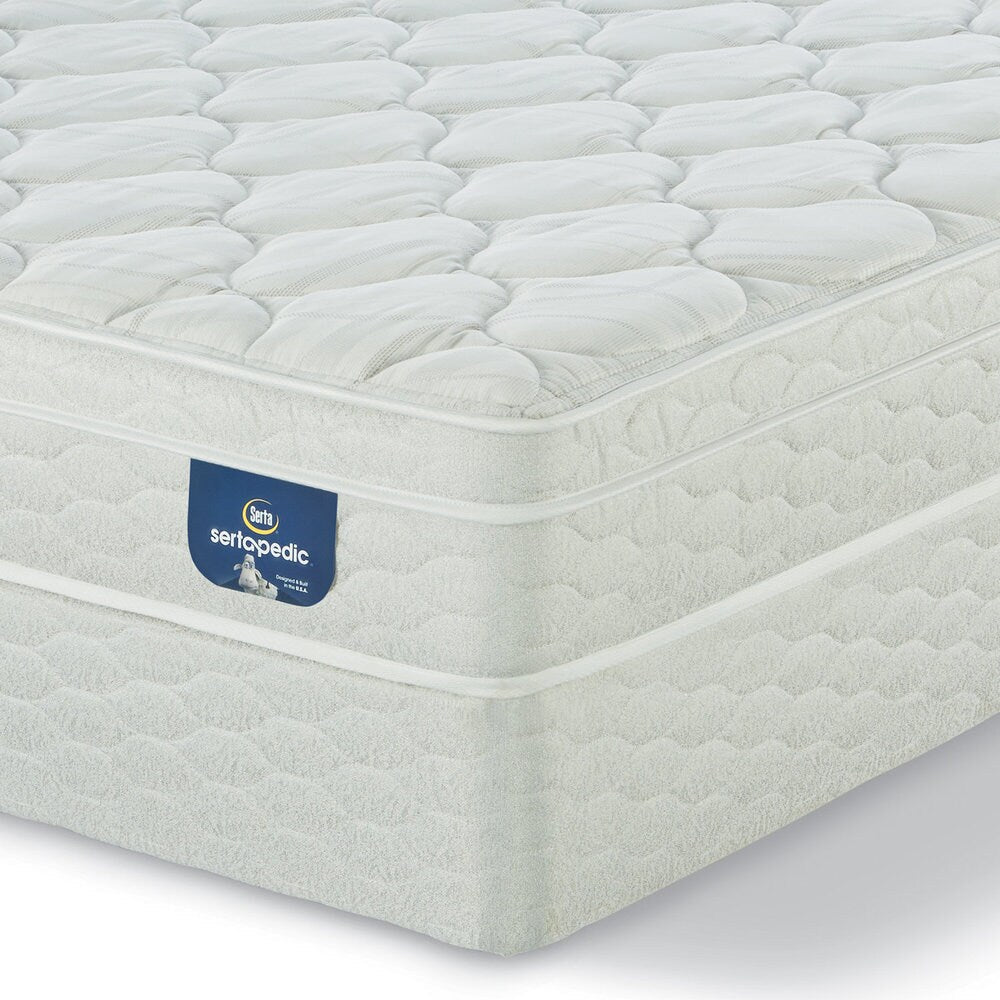 Serta Chrome Eurotop Mattress Set