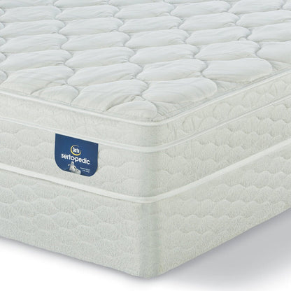 Serta Chrome Eurotop Mattress Set