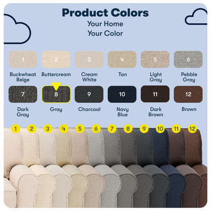 Serta Copenhagen 73 Rolled Arm Sofa, Easy Care Polyester, Soft Pillow Back, Pocket Coil Seat Cushions