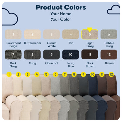 Serta Copenhagen 73 Rolled Arm Sofa, Easy Care Polyester, Soft Pillow Back, Pocket Coil Seat Cushions