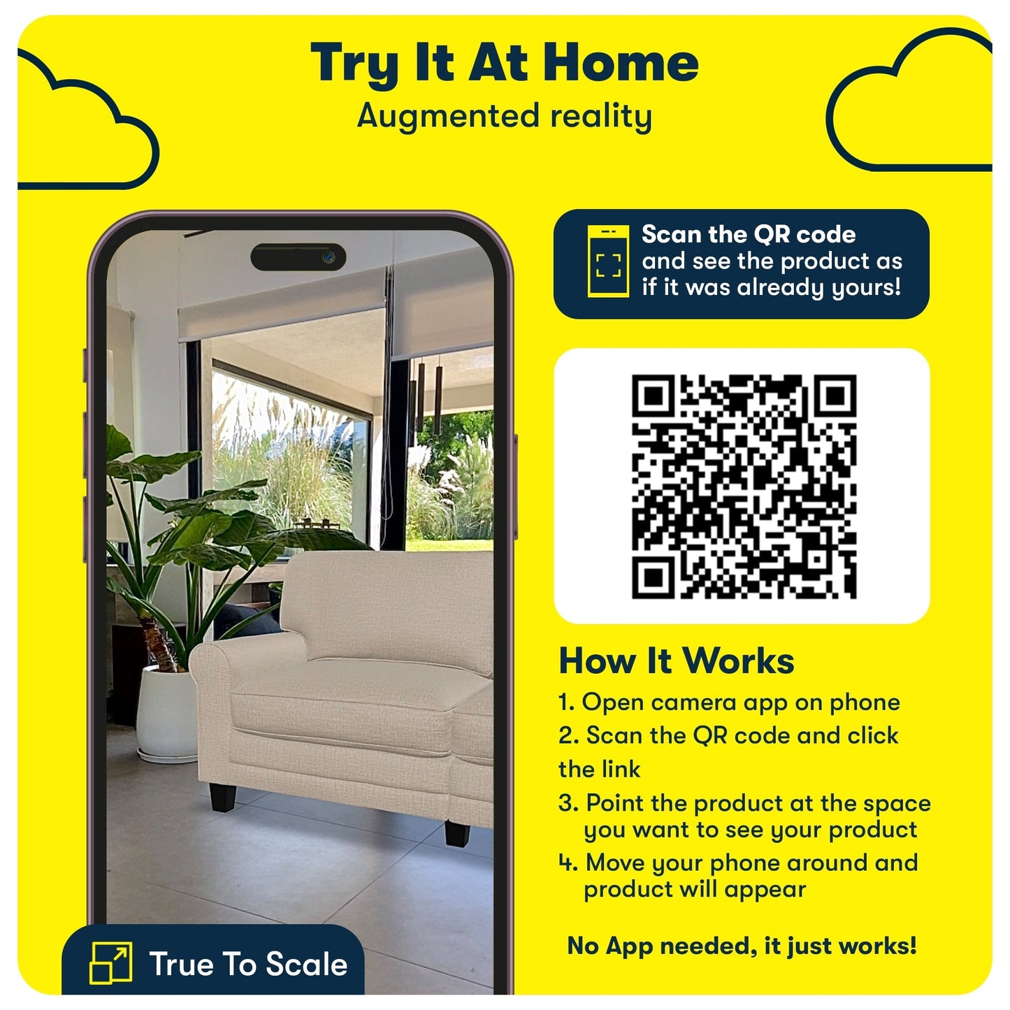 Serta Copenhagen 78 Rolled Arm Sofa, Easy Care Polyester, Soft Pillow Back, Pocket Coil Seat Cushions