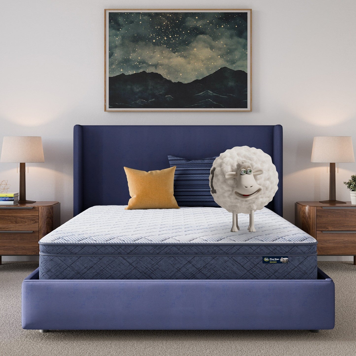 Serta Five Star Mattress Sleep to Go 10 Plush Pillow Top Mattress in a Box