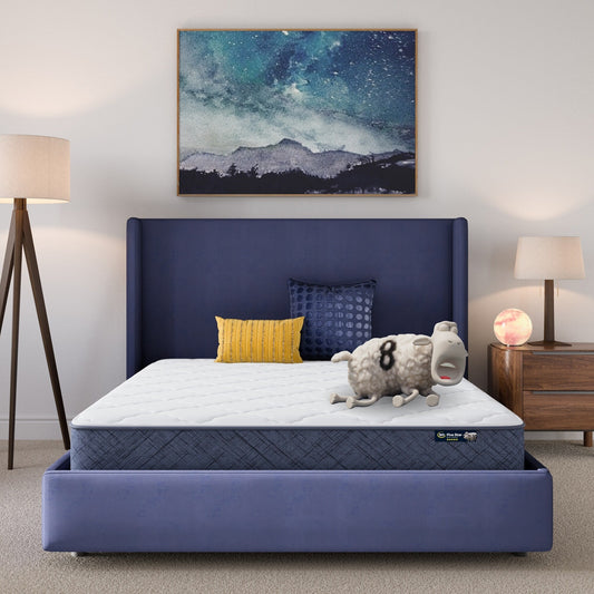 Serta Five Star Mattress Sleep to Go 8 Medium Mattress in a Box - Off-White