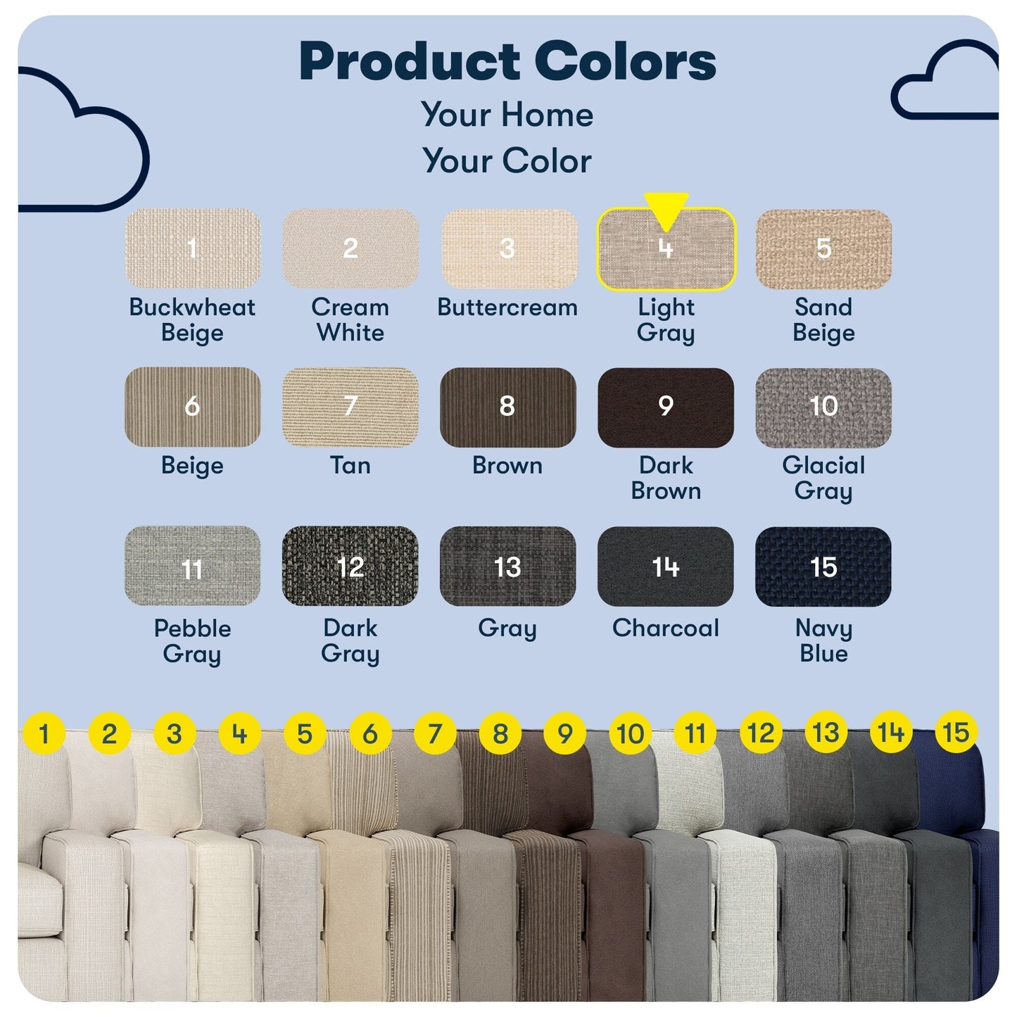 Serta Palisades 73 Track Arm Sofa, Easy Care Polyester, Soft Pillow Back, Pocket Coil Seat Cushions