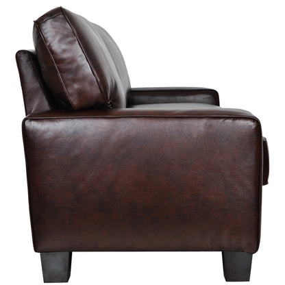 Serta Palisades 73 Track Arm Sofa, Easy Care Polyester, Soft Pillow Back, Pocket Coil Seat Cushions