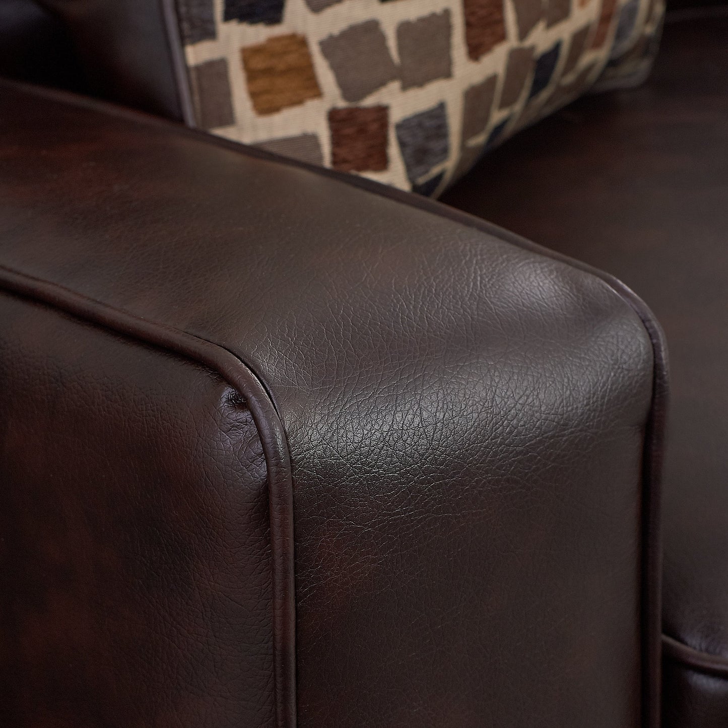 Serta Palisades 73 Track Arm Sofa, Easy Care Polyester, Soft Pillow Back, Pocket Coil Seat Cushions