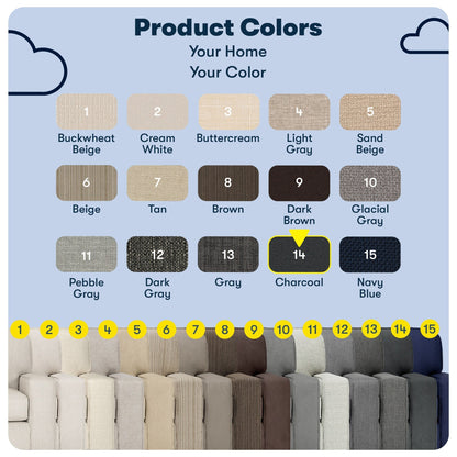 Serta Palisades 73 Track Arm Sofa, Easy Care Polyester, Soft Pillow Back, Pocket Coil Seat Cushions