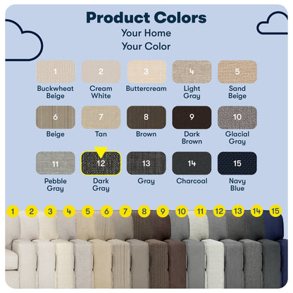 Serta Palisades 73 Track Arm Sofa, Easy Care Polyester, Soft Pillow Back, Pocket Coil Seat Cushions