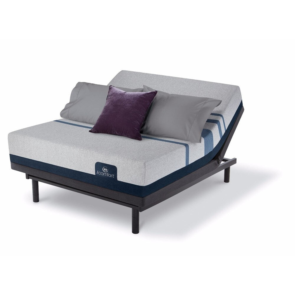 Serta iComfort Blue 500 11-inch California King-size Adjustable Memory Foam Mattress Set
