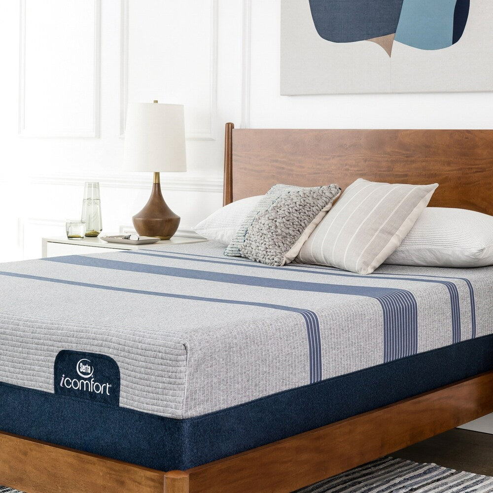 Serta iComfort Blue Max 5000 13-inch Split Queen-size Gel Memory Foam Mattress Set