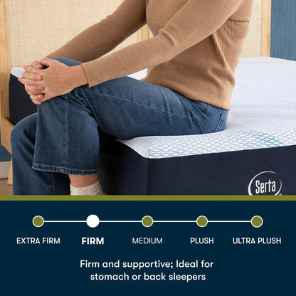 Serta iComfortECO F15GL 13.25 Memory Foam Firm Mattress Set