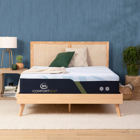 Serta iComfortECO F15GL 13.25 Memory Foam Firm Mattress Set