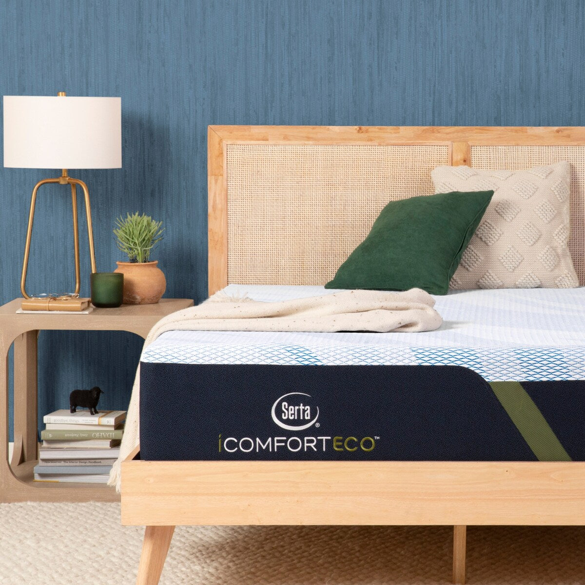 Serta iComfortECO F15GL 13.25 Memory Foam Firm Mattress Set
