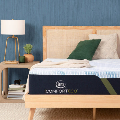Serta iComfortECO F15GL 13.25 Memory Foam Firm Mattress Set