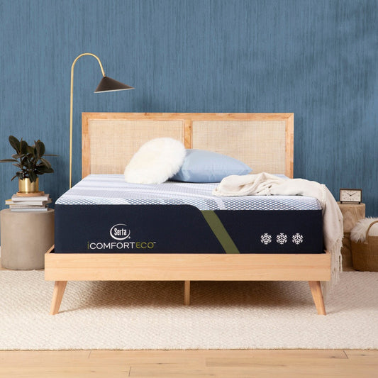 Serta iComfortECO F30LTX 14.25 Memory Foam Plush Mattress and Adjustable Base Set