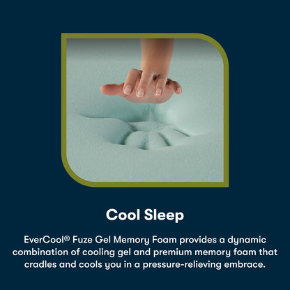 Serta iComfortECO F30LTX 14.25 Memory Foam Plush Mattress and Adjustable Base Set