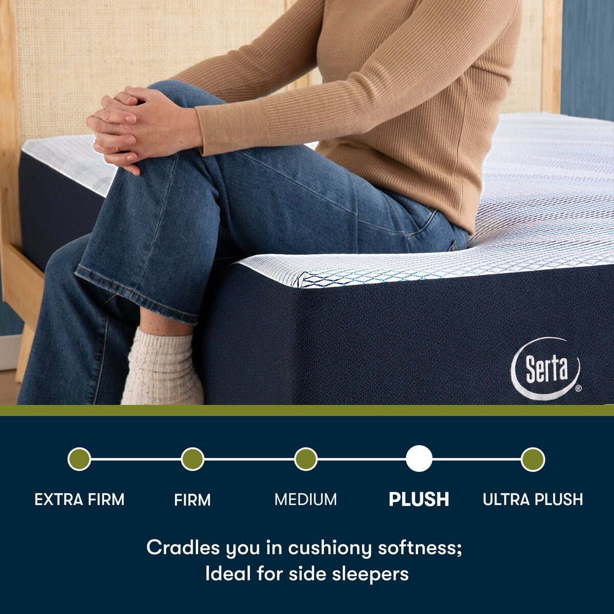 Serta iComfortECO F30LTX 14.25 Memory Foam Plush Mattress and Adjustable Base Set