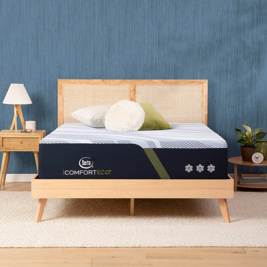 Serta iComfortECO F30LTX 14.75 Memory Foam Firm Mattress Set