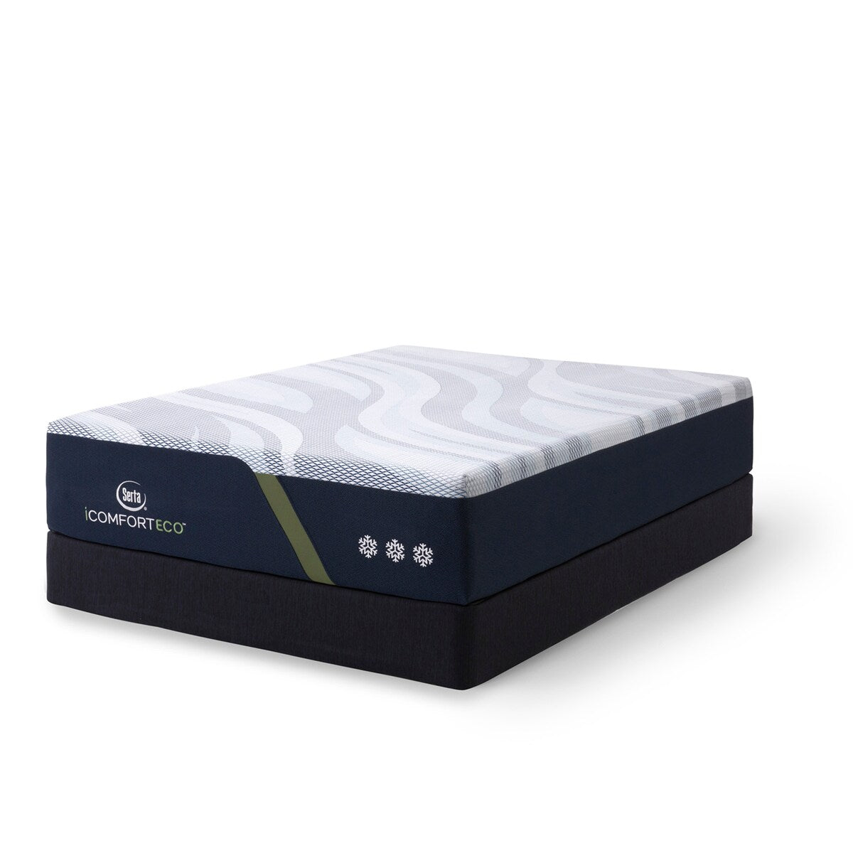 Serta iComfortECO F40HD 15.75 Memory Foam Medium Mattress Set