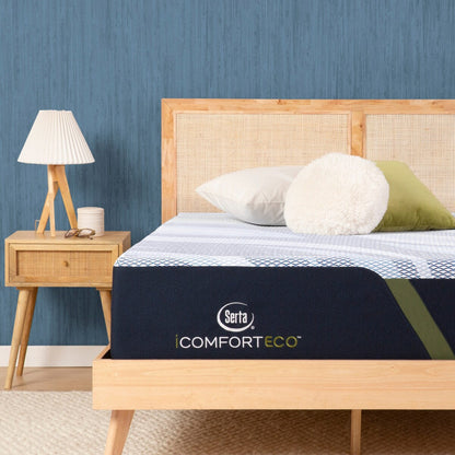 Serta iComfortECO F40HD 15.75 Memory Foam Medium Mattress and Adjustable Base Set