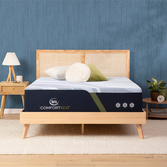 Serta iComfortECO F40HD 15.75 Memory Foam Medium Mattress and Adjustable Base Set
