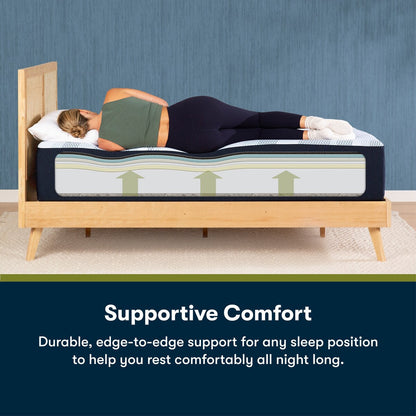 Serta iComfortECO F40HD 15.75 Memory Foam Medium Mattress and Adjustable Base Set