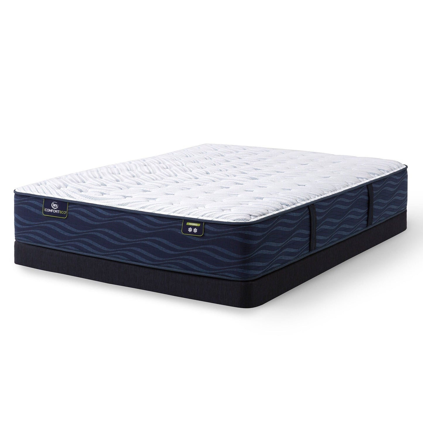 Serta iComfortECO Q10 11.25 Hybrid Extra Firm Mattress Set