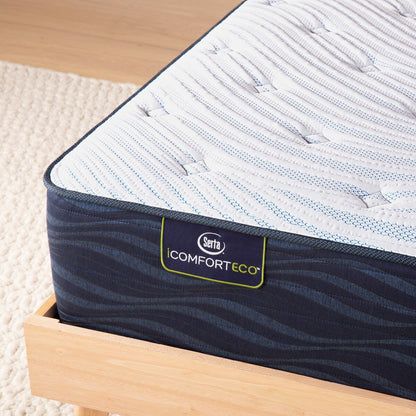 Serta iComfortECO Q10 13.25 Hybrid Medium Mattress and Adjustable Base Set