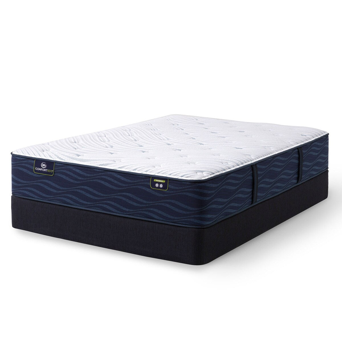 Serta iComfortECO Q15GL 13.75 Hybrid Plush Mattress Set